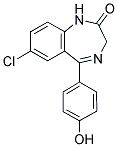 4'-HYDROXYNORDIAZEPAM Struktur