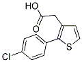 [2-(4-CHLORO-PHENYL)-THIOPHEN-3-YL]-ACETIC ACID Struktur