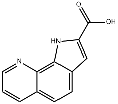 1H-PYRROLO[3,2-H]QUINOLINE-2-CARBOXYLIC ACID Struktur