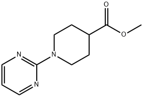 METHYL 1-(2-PYRIMIDINYL)-4-PIPERIDINECARBOXYLATE Struktur