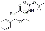 BOC-THR(BZL)-MERRIFIELD RESIN Struktur