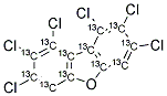 13C12-1,2,3,7,8,9-HEXACHLORODIBENZOFURAN Struktur