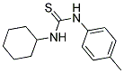 N-CYCLOHEXYL-N'-(4-METHYLPHENYL)THIOUREA Struktur