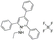 N-ETHYLAMINE-2,4,6-TRIPHENYL PYRIDINIUM TETRAFLUOROBORATE Struktur