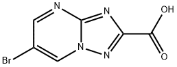 6-BROMO[1,2,4]TRIAZOLO[1,5-A]PYRIMIDINE-2-CARBOXYLIC ACID Struktur