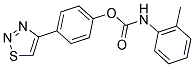 4-(1,2,3-THIADIAZOL-4-YL)PHENYL N-(2-METHYLPHENYL)CARBAMATE Struktur