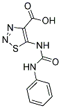 5-[(ANILINOCARBONYL)AMINO]-1,2,3-THIADIAZOLE-4-CARBOXYLIC ACID Struktur