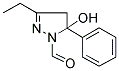 3-ETHYL-5-HYDROXY-5-PHENYL-4,5-DIHYDRO-1H-PYRAZOLE-1-CARBALDEHYDE Struktur