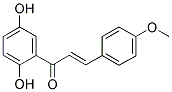 2',5'-DIHYDROXY-4-METHOXYCHALCONE Struktur