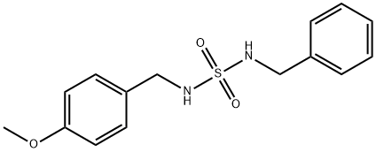 N-BENZYL-N'-(4-METHOXYBENZYL)SULFAMIDE Struktur