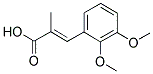 (E)-3-(2,3-DIMETHOXY-PHENYL)-2-METHYL-ACRYLIC ACID Struktur