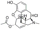 6-ACETYLMORPHINE HCL Struktur