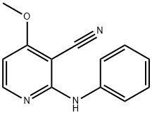 2-ANILINO-4-METHOXYNICOTINONITRILE Struktur