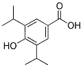 3,5-DIISOPROPYL-4-HYDROXYBENZOIC ACID Struktur