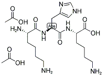 L-LYS-HIS-LYS 2 CH3COOH Struktur