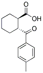 TRANS-2-(4-METHYLBENZOYL)CYCLOHEXANE-1-CARBOXYLIC ACID Struktur