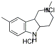 2,8-DIMETHYL-1,2,3,4,4A,9B-HEXAHYDRO-5H-PYRIDO[4,3-B]INDOLE DIHYDROCHLORIDE Struktur