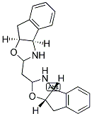 [3AR-[2(3'A R*,8'A S*),3'A-BETA,8'A-BETA]]-(+)-2,2'-METHYLENEBIS[3A,8A-DIHYDRO-8 H-INDENO[1,2-D]OXAZOLE] Struktur