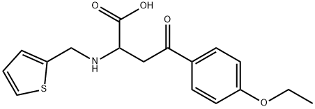 4-(4-ETHOXYPHENYL)-4-OXO-2-[(2-THIENYLMETHYL)AMINO]BUTANOIC ACID Struktur