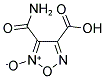 4-CARBAMOYL-5-OXY-FURAZAN-3-CARBOXYLIC ACID Struktur