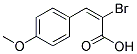 2-BROMO-3-(4-METHOXYPHENYL)ACRYLIC ACID Struktur