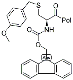 FMOC-CYS(4-MEOBZL)-WANG RESIN Struktur