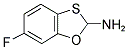 6-FLUORO-1,3-BENZOXATHIOL-2-AMINE Struktur