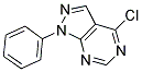 4-CHLORO-1-PHENYL-1H-PYRAZOLO[3,4-D]PYRIMIDINE Struktur