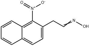 2-(1-NITRO-2-NAPHTHYL)ACETALDEHYDE OXIME Struktur