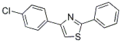 4-(4-CHLOROPHENYL)-2-PHENYL-1,3-THIAZOLE Struktur