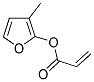 METHYL FURYL ACRYLATE Struktur