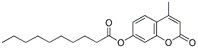 4-METHYLUMBELLIFERYL DECANOATE Struktur