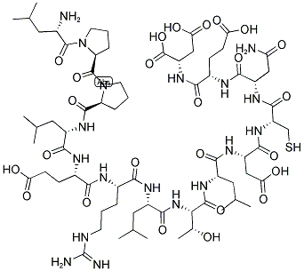 LEU-PRO-PRO-LEU-GLU-ARG-LEU-THR-LEU-ASP-CYS-ASN-GLU-ASP Struktur