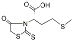 4-(METHYLTHIO)-2-(4-OXO-2-THIOXO-1,3-THIAZOLIDIN-3-YL)BUTANOIC ACID Struktur