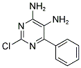 2-CHLORO-6-PHENYL-4,5-PYRIMIDINEDIAMINE Struktur