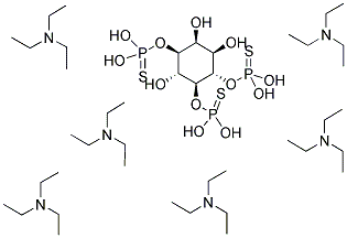 D,L-MYO-INOSITOL-1,4,5-TRIPHOSPHOROTHIOATE HEXATRIETHYLAMINE SALT Struktur