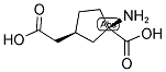 (1R,3S)-1-AMINO-1-CARBOXYCYCLOPENTANE-3-ACETIC ACID Struktur