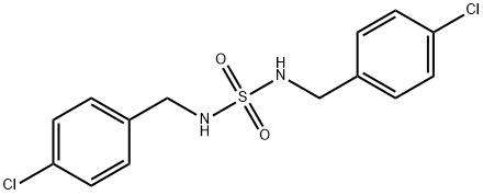 N,N'-BIS(4-CHLOROBENZYL)SULFAMIDE Struktur