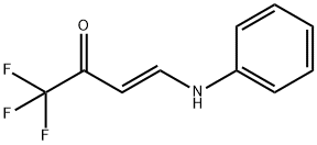 3-OXO-1-(PHENYLAMINO)-4,4,4-TRIFLUOROBUT-1-ENE Struktur