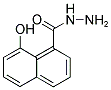 8-HYDROXY-NAPHTHALENE-1-CARBOXYLIC ACID HYDRAZIDE Struktur