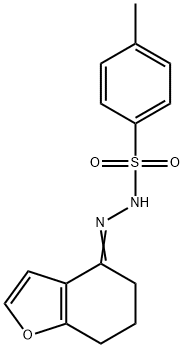 N'-[6,7-DIHYDRO-1-BENZOFURAN-4(5H)-YLIDEN]-4-METHYLBENZENESULFONOHYDRAZIDE Struktur