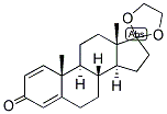 1,4-ANDROSTADIEN-3,17-DIONE 17-ETHYLENEKETAL Struktur