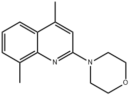 4,8-DIMETHYL-2-MORPHOLINOQUINOLINE Struktur