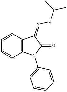 1-PHENYL-1H-INDOLE-2,3-DIONE 3-(O-ISOPROPYLOXIME) Struktur