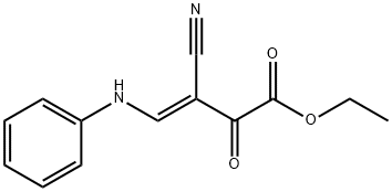 ETHYL 4-ANILINO-3-CYANO-2-OXO-3-BUTENOATE Struktur