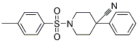 1-P-METHYLBENZENE SULFONYL-4-PHENYL CYANOPIPERIDINE Struktur