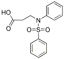 3-(BENZENESULFONYL-PHENYL-AMINO)-PROPIONIC ACID Struktur