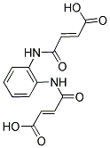 3-[2-(3-CARBOXY-ACRYLOYLAMINO)-PHENYLCARBAMOYL]-ACRYLIC ACID Struktur