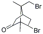 6-BROMO-7-(BROMOMETHYL)-1,7-DIMETHYLBICYCLO[2.2.1]HEPTAN-2-ONE Struktur