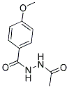 N'-ACETYL-4-METHOXYBENZENECARBOHYDRAZIDE Struktur